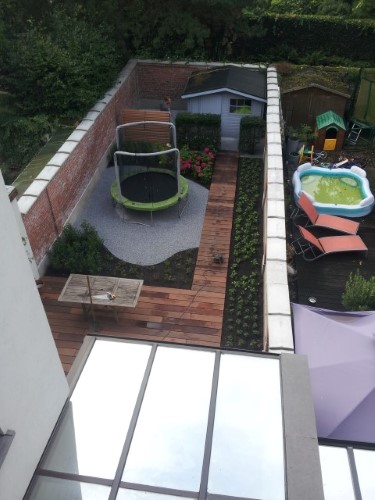 tuinmuur en tuin helemaal gerenoveerd tuinmuur en tuin helemaal gerenoveerd